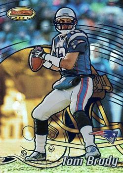 2002 Bowman's Best - Blue #71 Tom Brady Front