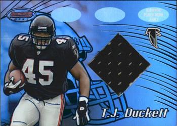 2002 Bowman's Best - Blue #109 T.J. Duckett Front