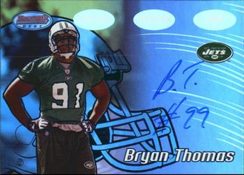 2002 Bowman's Best - Blue #124 Bryan Thomas Front