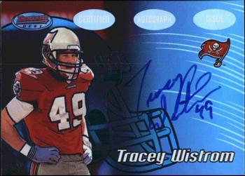 2002 Bowman's Best - Blue #166 Tracey Wistrom Front