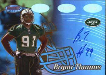 2002 Bowman's Best - Gold #124 Bryan Thomas Front