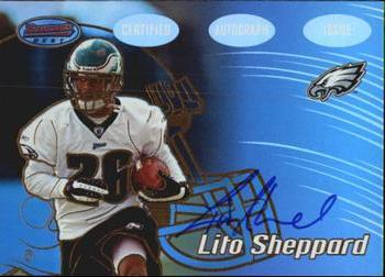 2002 Bowman's Best - Gold #151 Lito Sheppard Front