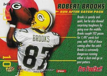 1996 Fleer - RAC Pack #1 Robert Brooks Back