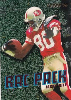 1996 Fleer - RAC Pack #10 Jerry Rice Front