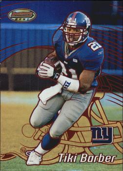 2002 Bowman's Best - Red #72 Tiki Barber Front