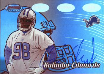 2002 Bowman's Best - Red #146 Kalimba Edwards Front