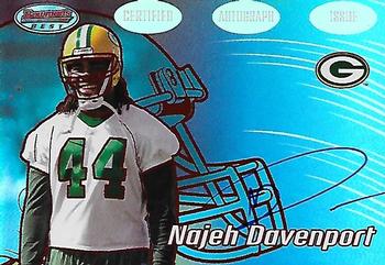 2002 Bowman's Best - Red #155 Najeh Davenport Front