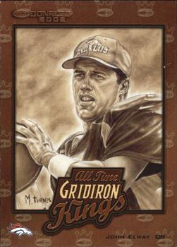 2002 Donruss - All Time Gridiron Kings #AT-4 John Elway Front