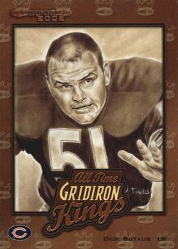 2002 Donruss - All Time Gridiron Kings #AT-5 Dick Butkus Front