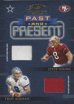 2002 Donruss Classics - Past and Present #PP-25 Troy Aikman / Steve Young Front