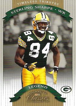 2002 Donruss Classics - Timeless Tributes #138 Sterling Sharpe Front