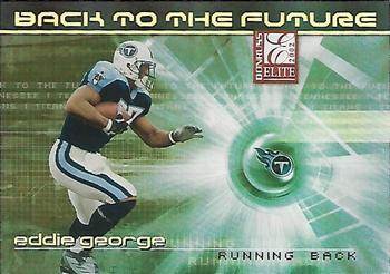 2002 Donruss Elite - Back to the Future #BF-12 Eddie George Front