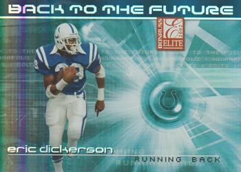 2002 Donruss Elite - Back to the Future #BF-13 Eric Dickerson Front