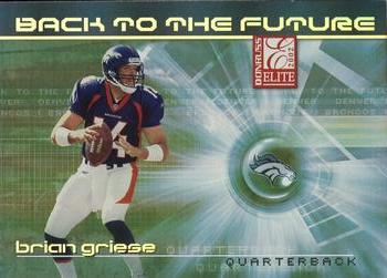 2002 Donruss Elite - Back to the Future #BF-16 Brian Griese Front