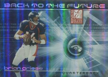 2002 Donruss Elite - Back to the Future #BF-24 John Elway / Brian Griese Front