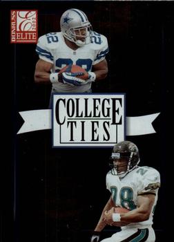 2002 Donruss Elite - College Ties #CT-24 Emmitt Smith / Fred Taylor Front