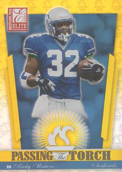 2002 Donruss Elite - Passing the Torch #PT-11 Ricky Watters Front