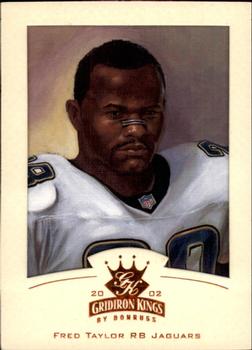2002 Donruss Gridiron Kings - Bronze #42 Fred Taylor Front