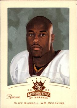 2002 Donruss Gridiron Kings - Bronze #132 Cliff Russell Front