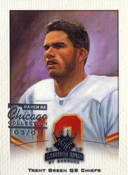 2002 Donruss Gridiron Kings - Chicago Collection #45 Trent Green Front