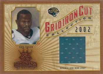 2002 Donruss Gridiron Kings - Gridiron Cut Collection #GC-65 Fred Taylor Front