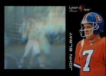 1996 Pinnacle Laser View #5 John Elway Front