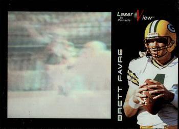 1996 Pinnacle Laser View #7 Brett Favre Front