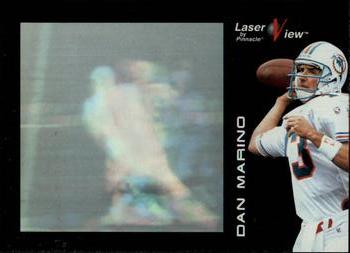 1996 Pinnacle Laser View #9 Dan Marino Front