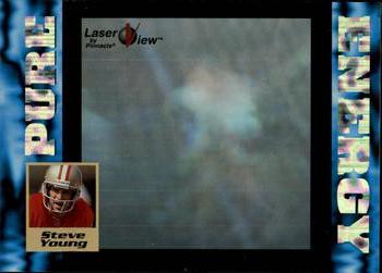 1996 Pinnacle Laser View #39 Steve Young Front