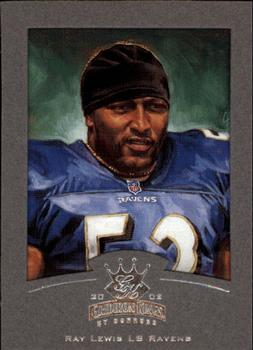 2002 Donruss Gridiron Kings - Silver #6 Ray Lewis Front