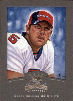 2002 Donruss Gridiron Kings - Silver #61 Kerry Collins Front