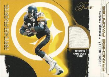 2002 Flair - Franchise Favorites Jerseys #NNO Jerome Bettis Front
