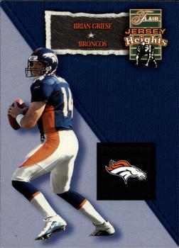 2002 Flair - Jersey Heights #15 JH Brian Griese Front