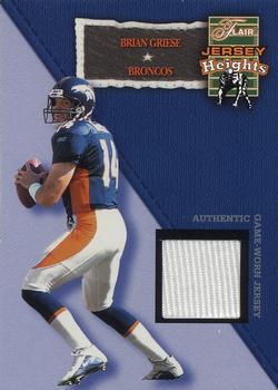 2002 Flair - Jersey Heights Jerseys #NNO Brian Griese Front