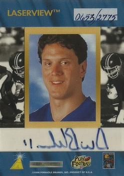 1996 Pinnacle Laser View - Inscriptions #NNO Drew Bledsoe Back