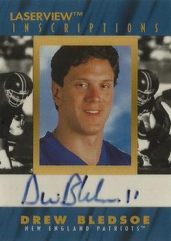 1996 Pinnacle Laser View - Inscriptions #NNO Drew Bledsoe Front