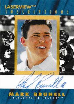 1996 Pinnacle Laser View - Inscriptions #NNO Mark Brunell Front