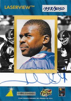 1996 Pinnacle Laser View - Inscriptions #NNO Michael Irvin Back