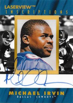 1996 Pinnacle Laser View - Inscriptions #NNO Michael Irvin Front