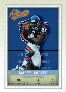 2002 Fleer Authentix - Front Row #38 Marty Booker Front