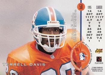 1996 Leaf #58 Terrell Davis Back
