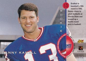 1996 Leaf #173 Danny Kanell Back