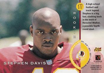 1996 Leaf #177 Stephen Davis Back