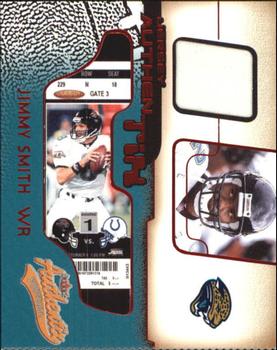 2002 Fleer Authentix - Jersey Authentix Ripped #JA-JS Jimmy Smith Front