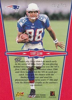 1996 Leaf - Gold Leaf Rookies #10 Terry Glenn Back