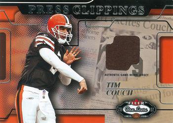 2002 Fleer Box Score - Press Clippings Jerseys #NNO Tim Couch Front