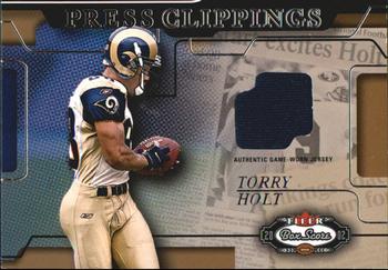 2002 Fleer Box Score - Press Clippings Jerseys #NNO Torry Holt Front