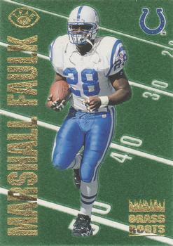 1996 Leaf - Grass Roots #9 Marshall Faulk Front