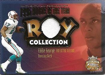 2002 Fleer Focus Jersey Edition - ROY Collection Jersey Patch #ROY-EG Eddie George Front