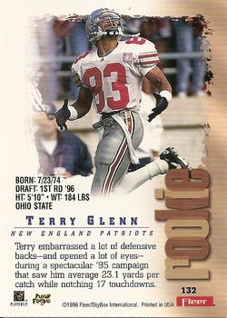 1996 Fleer Metal #132 Terry Glenn Back